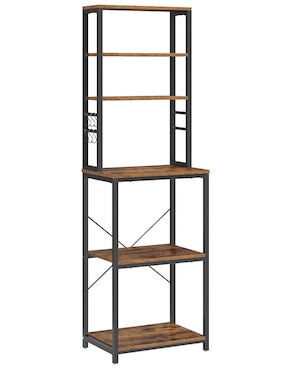 Estante de madera con metal Songmics Home MKKS024B01