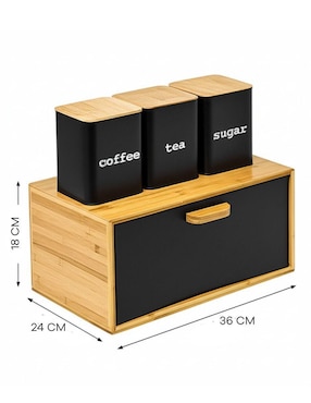 Kit de contenedores ideen Accon 4 piezas