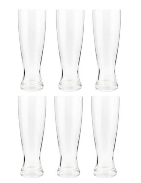 Set de vasos para cerveza Luminarc de cristal con 6 piezas