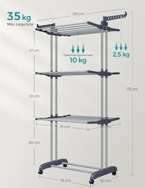 Tendedero plegable Songmics Home