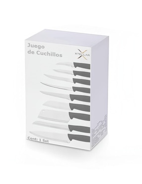 Set de cuchillos Xtellar 9 piezas
