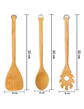 Set cucharón Kitchenaid Classic de madera