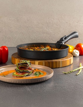 Batería de cocina Vasconia Cooking Totem de aluminio antiadherente cerámica 10 piezas