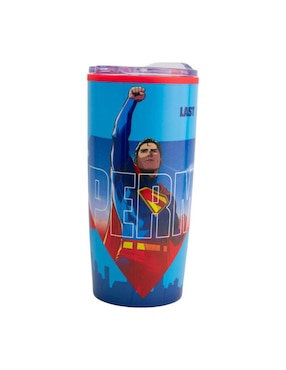 Termo doble pared Fun Kids de acero inoxidable DC Comics con tapa a presión 500 ml