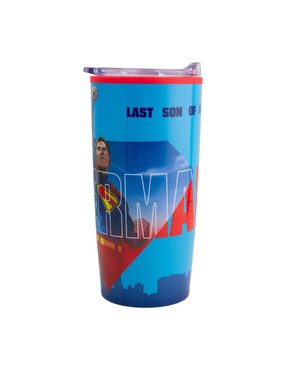 Termo doble pared Fun Kids de acero inoxidable DC Comics  con tapa a presión 500 ml