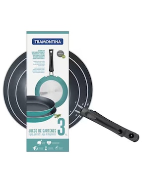 Set de sartenes Tramotina Chelsea de aluminio 3 piezas