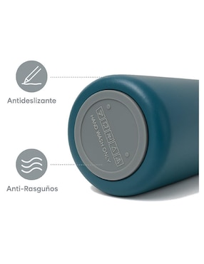 Termo Güish de acero inoxidable con tapa a presión 950 ml