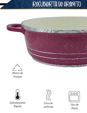 Batería de cocina Rd Royal Cook de aluminio fundido antiadherente minerales naturales 10 piezas