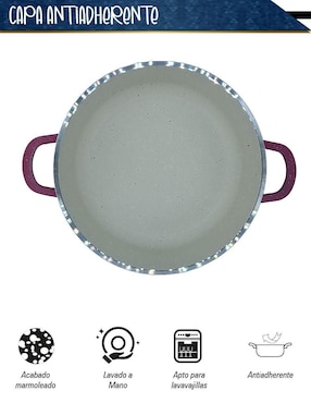 Batería de cocina Rd Royal Cook de aluminio fundido antiadherente minerales naturales 10 piezas