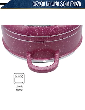 Batería de cocina Rd Royal Cook de aluminio fundido antiadherente minerales naturales 10 piezas