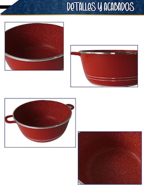 Batería de cocina Rd Royal Cook de aluminio fundido antiadherente minerales naturales 10 piezas
