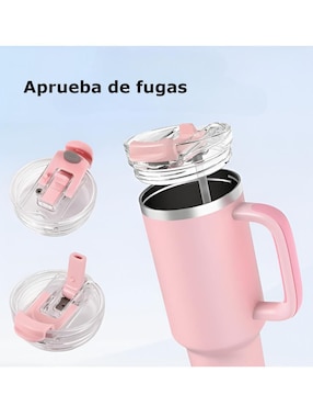 Termo Xtellar de acero inoxidable con tapa Push Pull