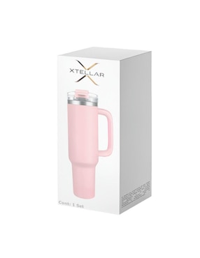 Termo Xtellar de acero inoxidable con tapa Push Pull