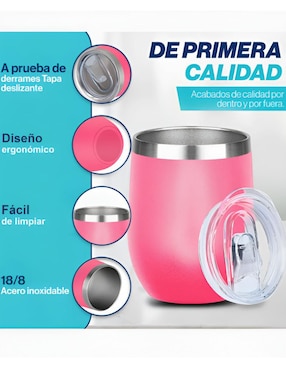 Termo Xtellar de acero inoxidable con tapa disc top 350 ml