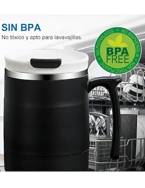 Termo Xtellar de acero inoxidable con tapa disc top 490 ml