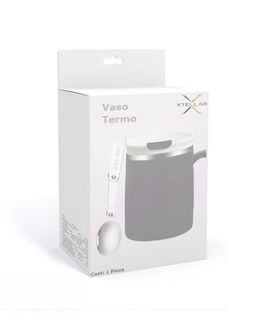 Termo Xtellar de acero inoxidable con tapa disc top 490 ml