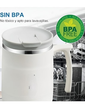 Termo Xtellar de acero inoxidable con tapa disc top 490 ml