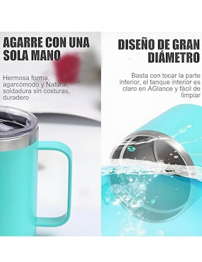 Termo Xtellar de acero inoxidable con tapa disc top 350 ml