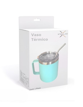 Termo Xtellar de acero inoxidable con tapa disc top 350 ml