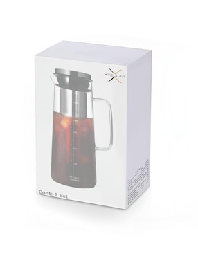 Tetera infusora Xtellar de vidrio