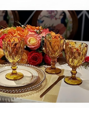 Set de copas para vino Xtellar de cristal 6 piezas