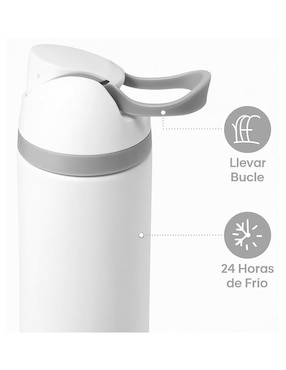 Set termo Güish de acero inoxidable con tapa a presión 950 ml