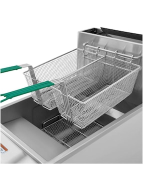 Freidora de aceite con compartimento doble Gutstark 24 L MKZ-FREIDORA24LG