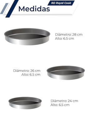 Set moldes RD Royal Cook desmontable