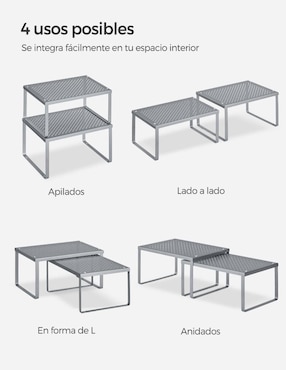 Estante de acero Songmics Home Bystro MKCS006S01