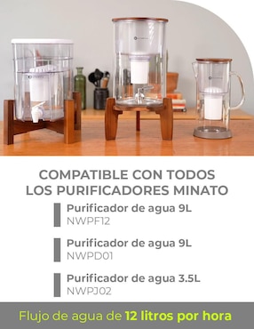 Repuesto filtro agua Minato carbón activado granular 5NWPD11