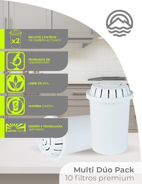 Repuesto filtro agua Minato carbón activado granular 5nwpd12