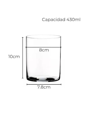 Set de vasos para tequila Riedel O de cristal 2 piezas