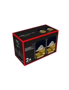 Set de vasos para tequila Riedel O de cristal 2 piezas