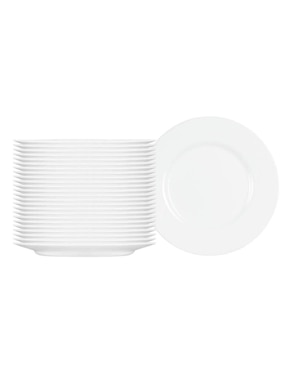 Set plato postre Luminarc Everyday de vidrio 24 piezas