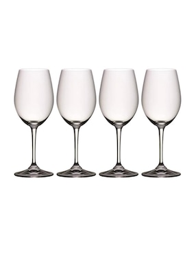Set de copas para vino blanco Riedel Vivant de cristal 4 piezas
