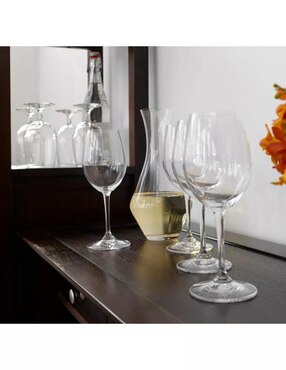 Set de copas para vino blanco Riedel Vivant de cristal 4 piezas