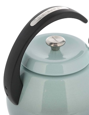 Tetera silbadora Le Creuset de acero inoxidable