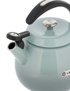 Tetera silbadora Le Creuset de acero inoxidable