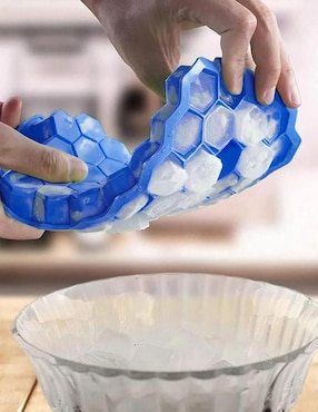 Molde para hielos Ventdepot Siliblockblue