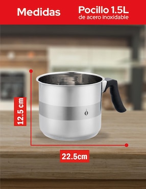 Pocillo de acero inoxidable Cookit