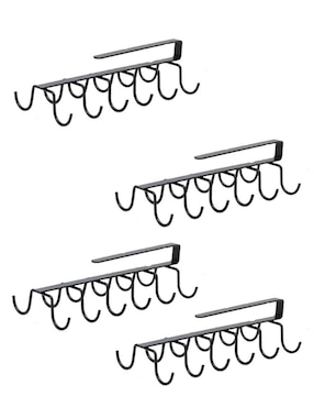 Set gancho Xtellar de metal 4 piezas