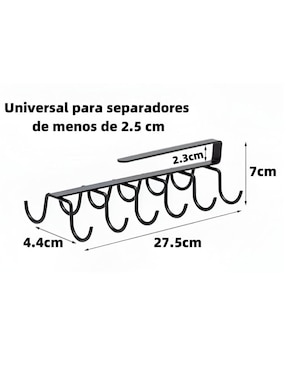 Set gancho Xtellar de metal 4 piezas