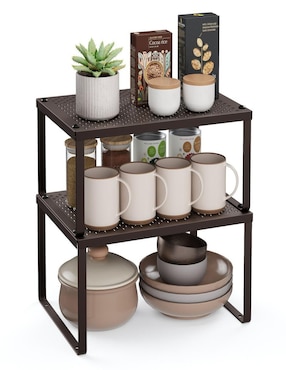 Estante de acero Songmics Home Bystro MKCS01BR