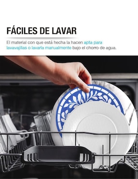 Vajilla cerrada Casa Litus de melamina para 4 personas
