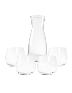 Set jarra con vasos de vidrio Stovmex Torino