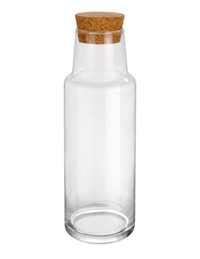Botella hidratación Borgonovo de vidrio Olimpia con tapa a presión 1 L