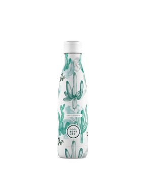 Termo Cool Bottles de acero inoxidable Watercolor Cactus con tapa rosca 500 ml