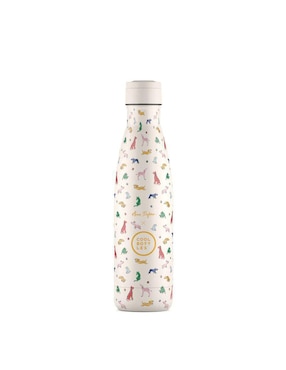 Termo Cool Bottles de acero inoxidable Doggie Party con tapa rosca 500 ml