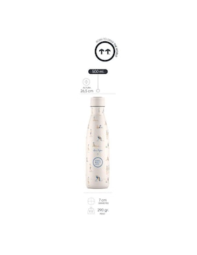 Termo Cool Bottles de acero inoxidable Ocean Breeze con tapa rosca 500 ml