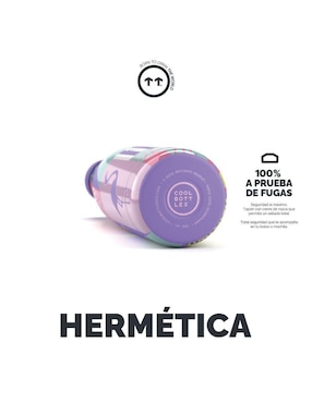 Termo Cool Bottles de acero inoxidable René con tapa rosca 500 ml